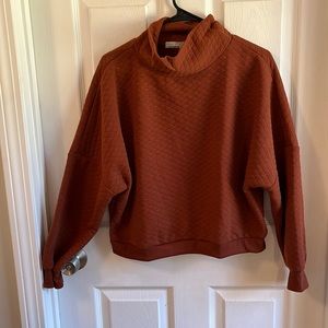 Copper turtle neck sweater
